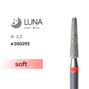 Luna Bits Diamantborr Trunkerad Kon - 2,3/10, Röd, Fin