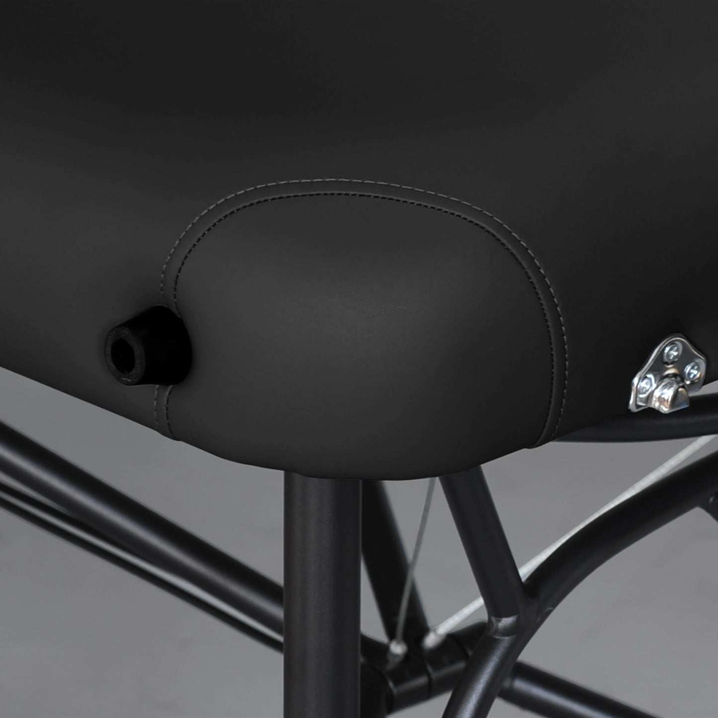 Bärbar massagebänk Smart Alu 70 Vinyl Flex K015 Svart