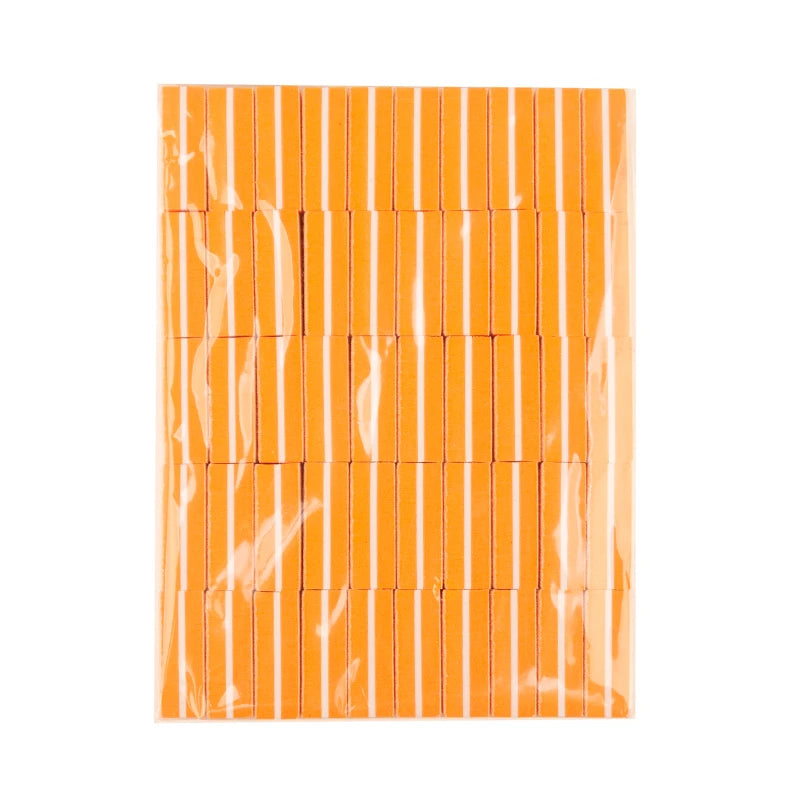 Engångs- nagelbuffert mini orange 50 st