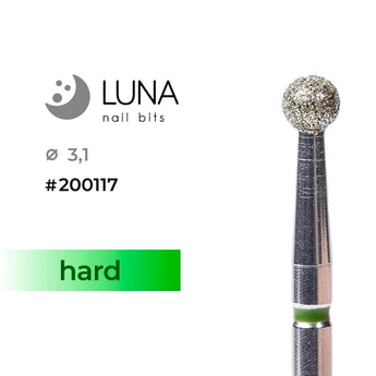 Luna Bits Diamantborr Ball 3,1 mm, Grov (Grön)