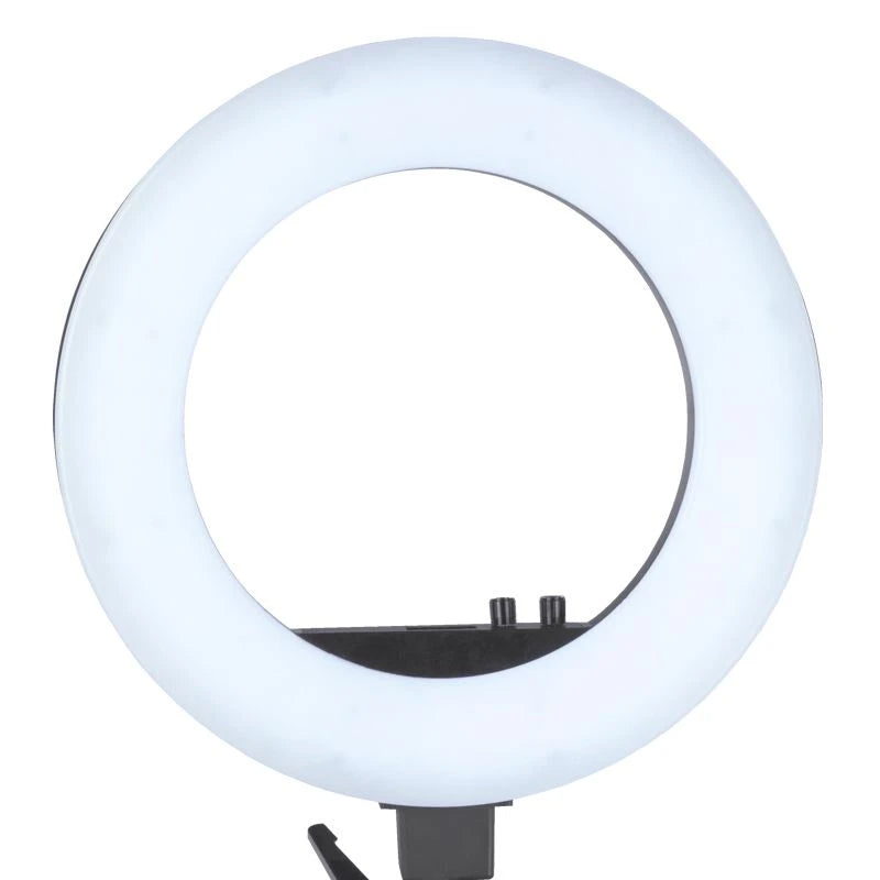 Ring light 18" 48W LED svart + stativ