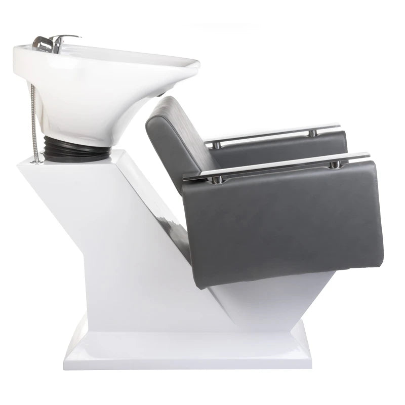 MILO BH-8025 schamponeringsstol, grå
