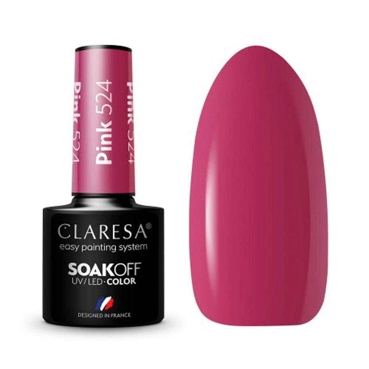 CLARESA Gellack PINK 524, 5 ml