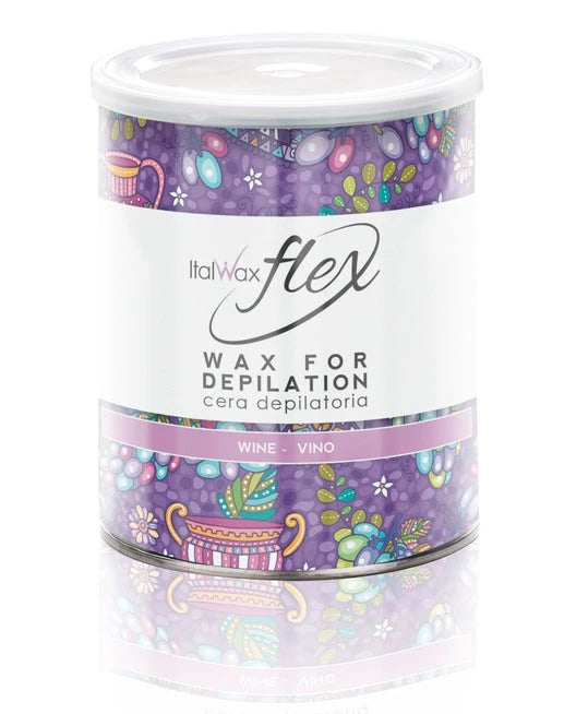 ItalWax FLEX depileringsvax i burk WINE 800ml