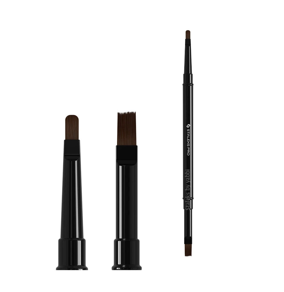 Double-ended brush EXPERT for gel 7 mm / for gel 10 mm