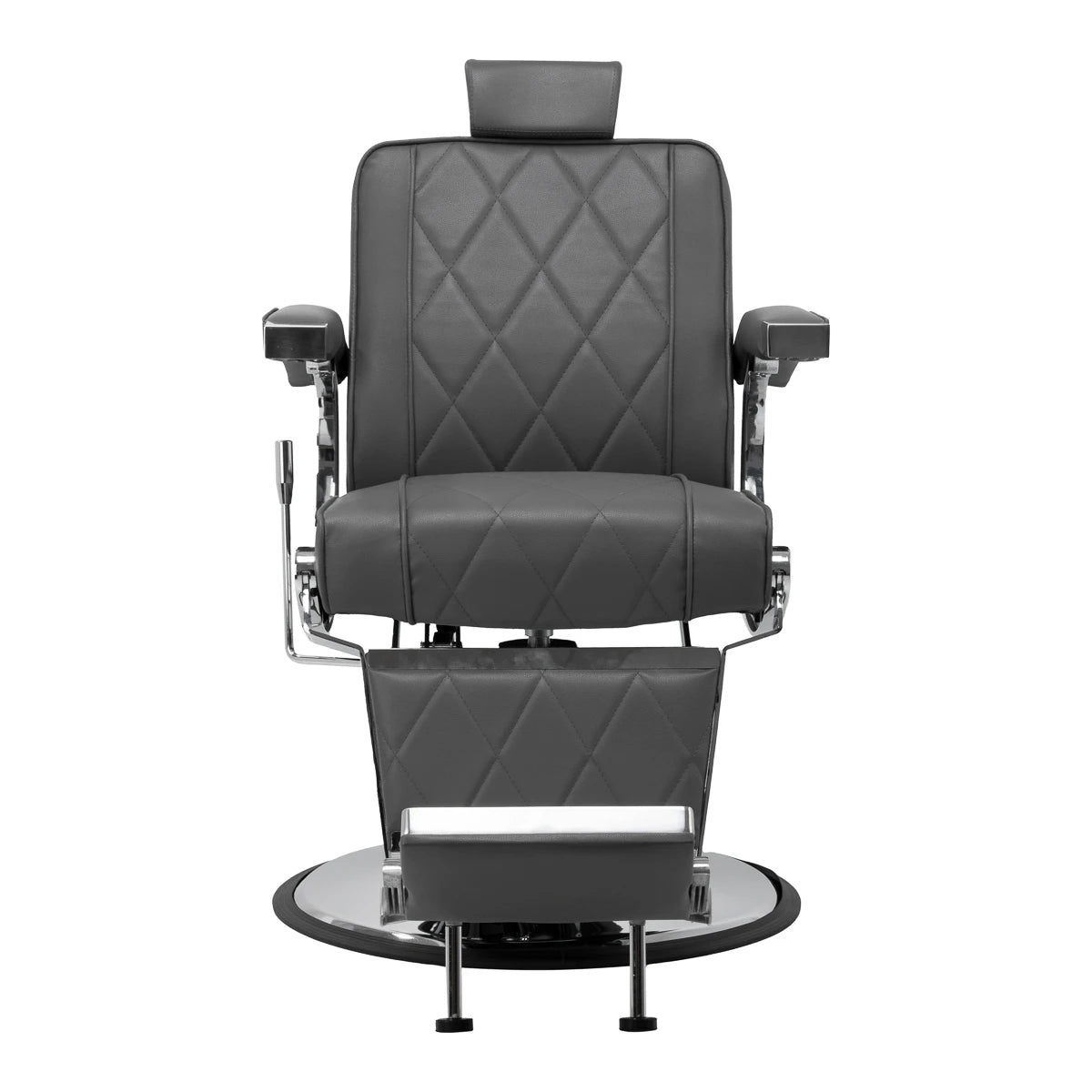 HAIR SYSTEM barberarstol BM88066, grå