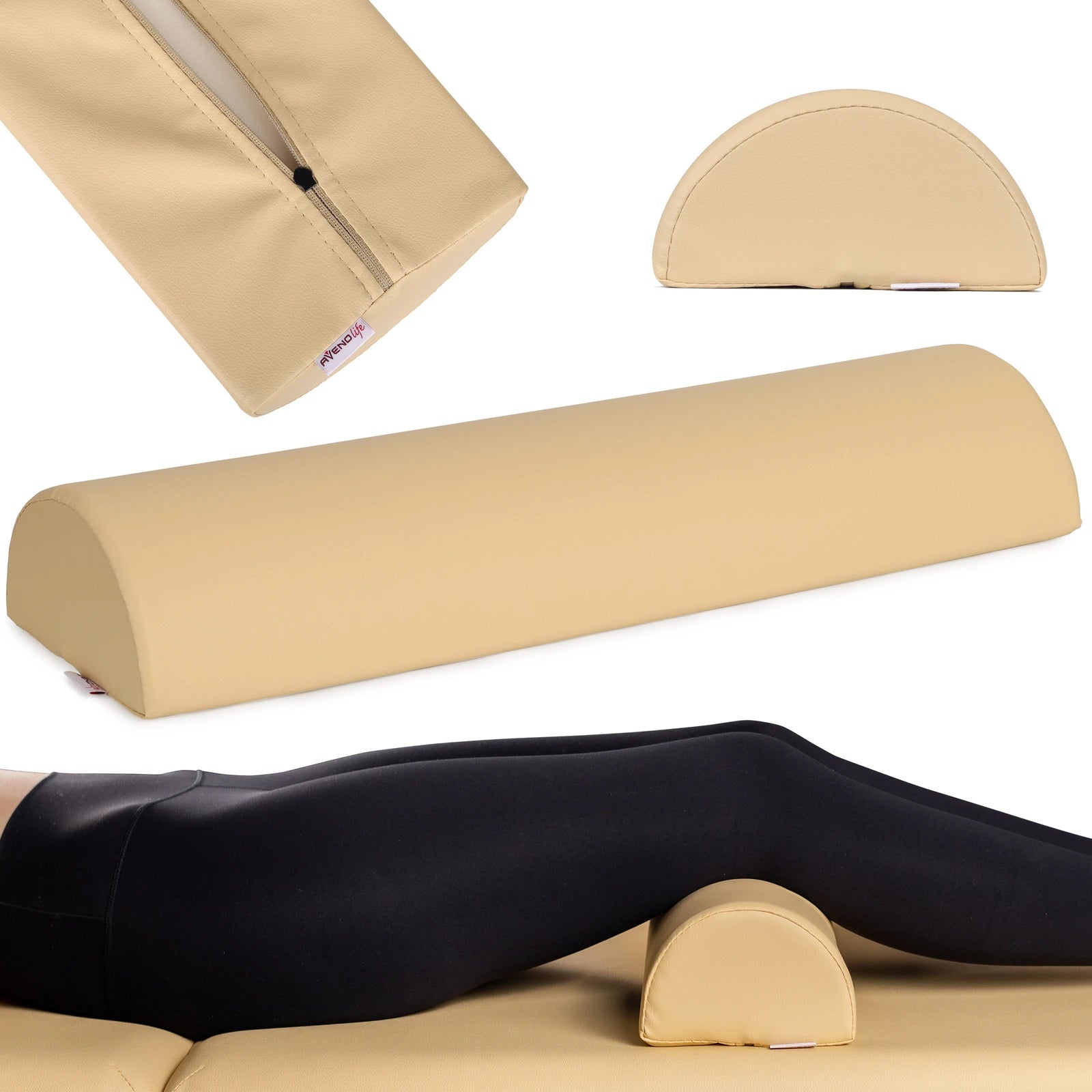 Semi Round Bolster 60x19x9 - K533 Beige