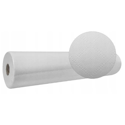EKO-HIGIENA Engångs-pappersark, cellulosa 60 cm x 50 m 2x18 g/m2