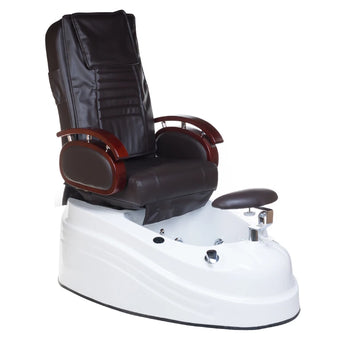 Fotvårdsstol med massage, BR-2307, brun