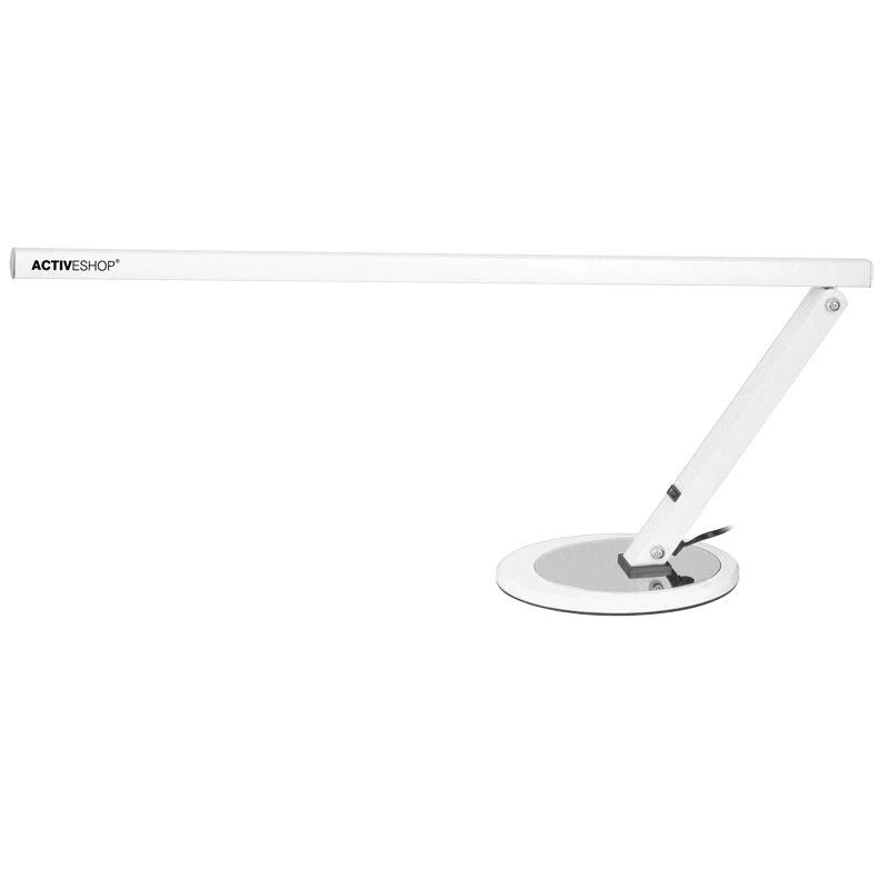 Vit LED slim skrivbordlampa