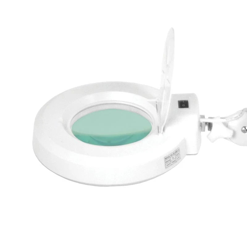 Barberarstol 210 + LED-förstoringslamp S5 + pall 302
