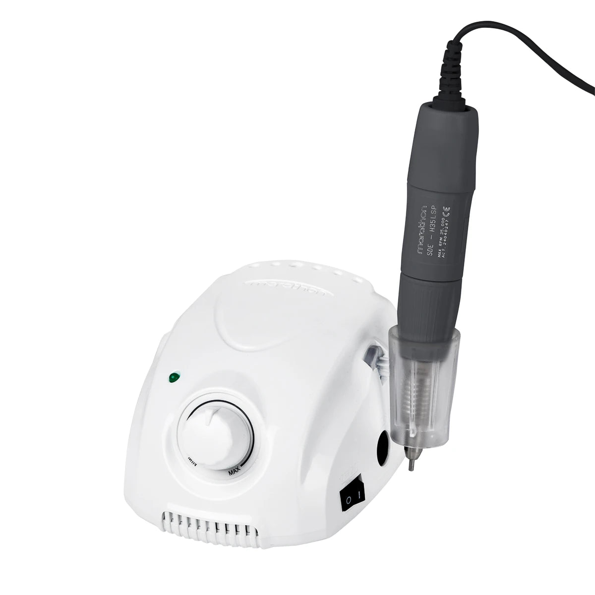 Saeyang Marathon 3 Champion nail drill machine white + H35LSP gray