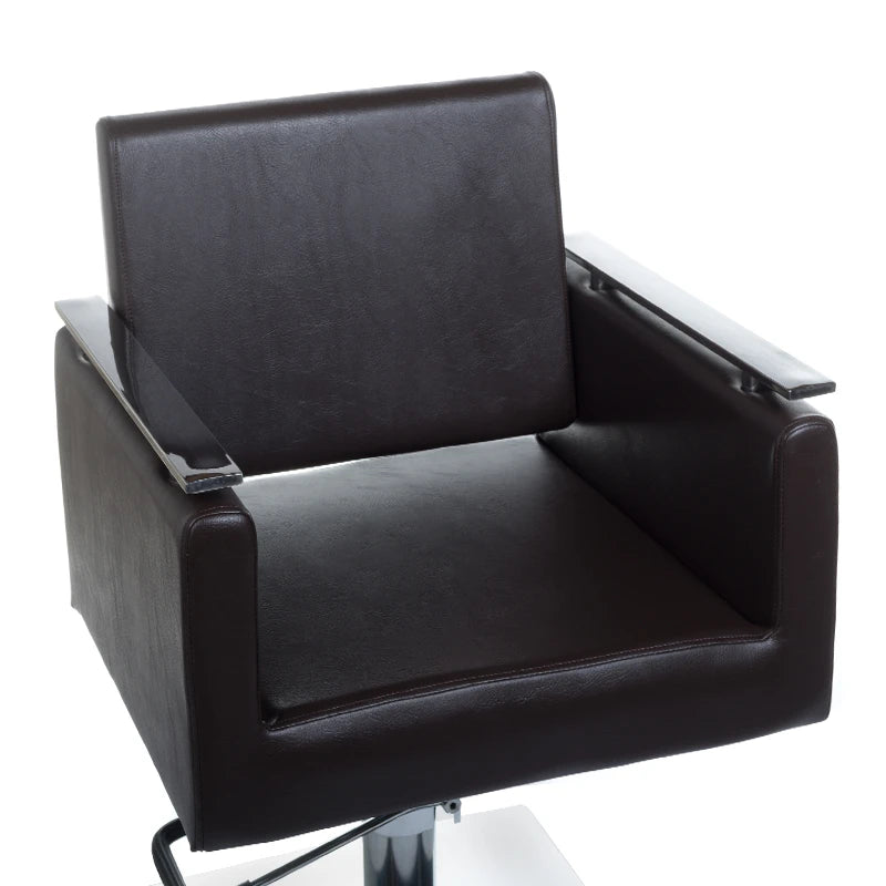 Frisörstol MILO BH-6333, brun