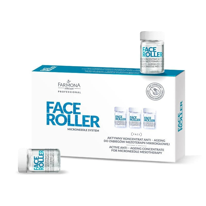 FARMONA ansiktsroller aktiv koncentrat anti-aging för microneedle mesotherapybehandlingar 5x5ml