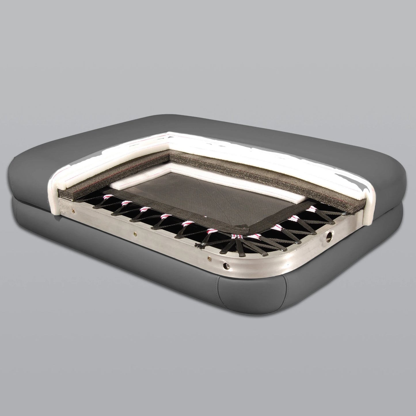 Bärbar massagebänk Luna Light Soft Touch K622 Charcoal