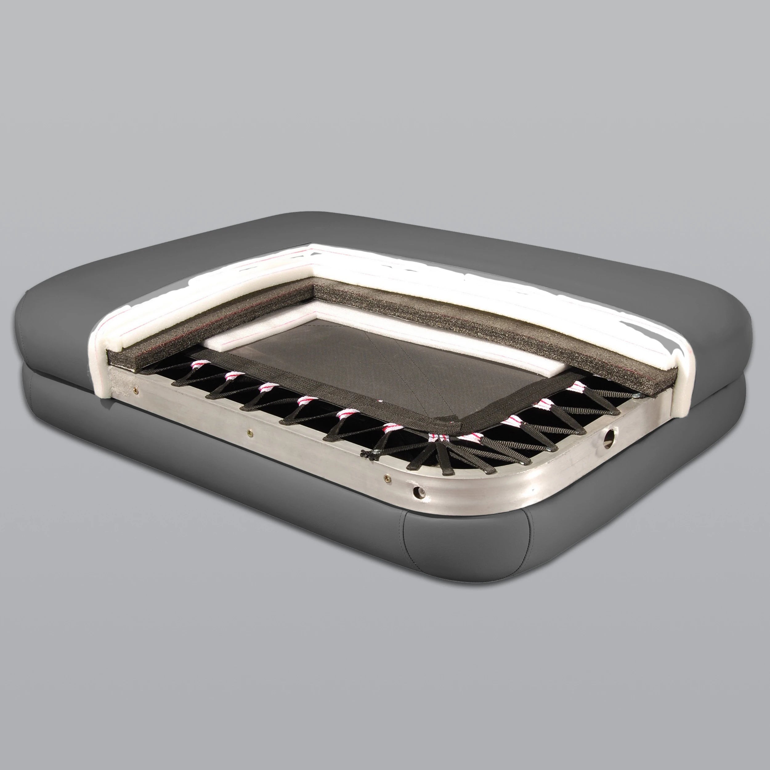 Bärbar massagebänk Luna Light Soft Touch K622 Charcoal