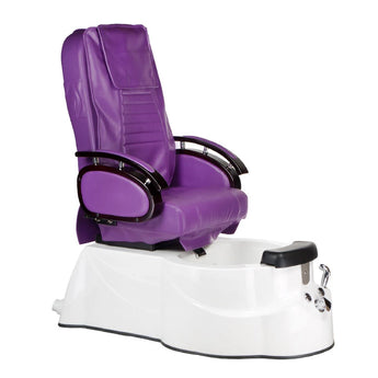 Fotvårdsstol med massage BR-3820D, lila