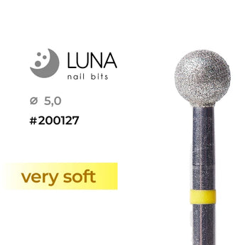 Luna Bits Diamantborr Ball 5,0 mm, gul