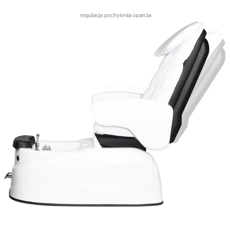 SPA Pedicure Chair AS-122, white with massage function