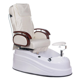 Fotvårdsstol med massage, BR-2307, cream