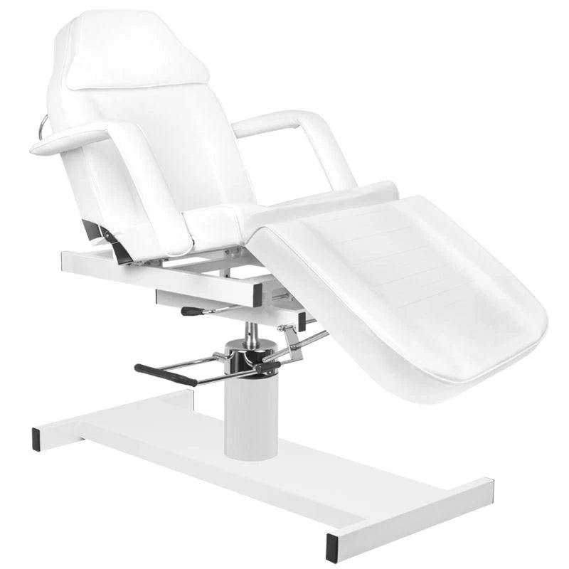 Hydraulic Beauty bed-couche A210d with cradle, white