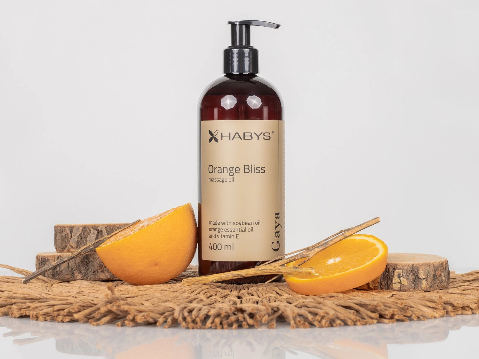 Massage Oil, Orange bliss, HABYS, 400 ml