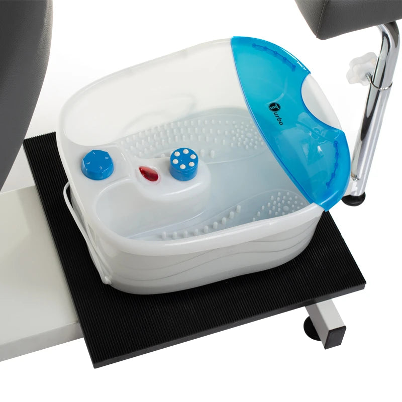 Pedicure Chair with foot massager, BR-2301, gray