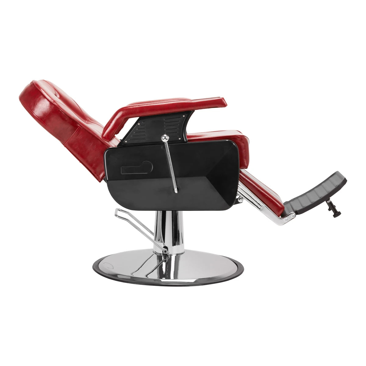 HAIR SYSTEM New York barberarstol röd