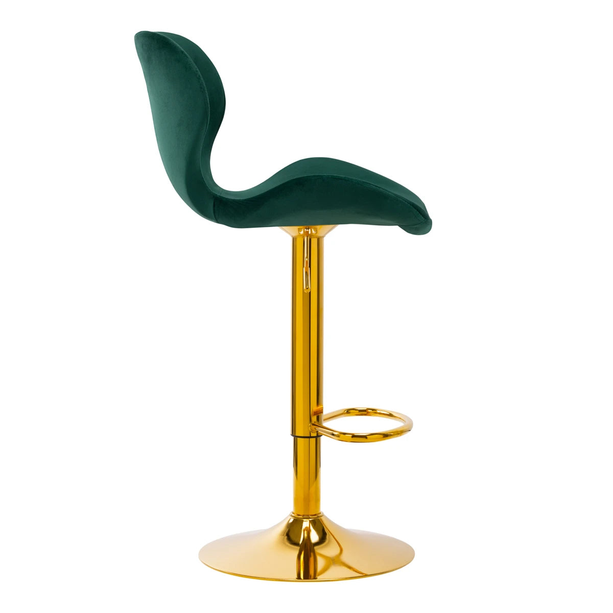 4RICO Barberarstol QS-B15 Velvet, Grön
