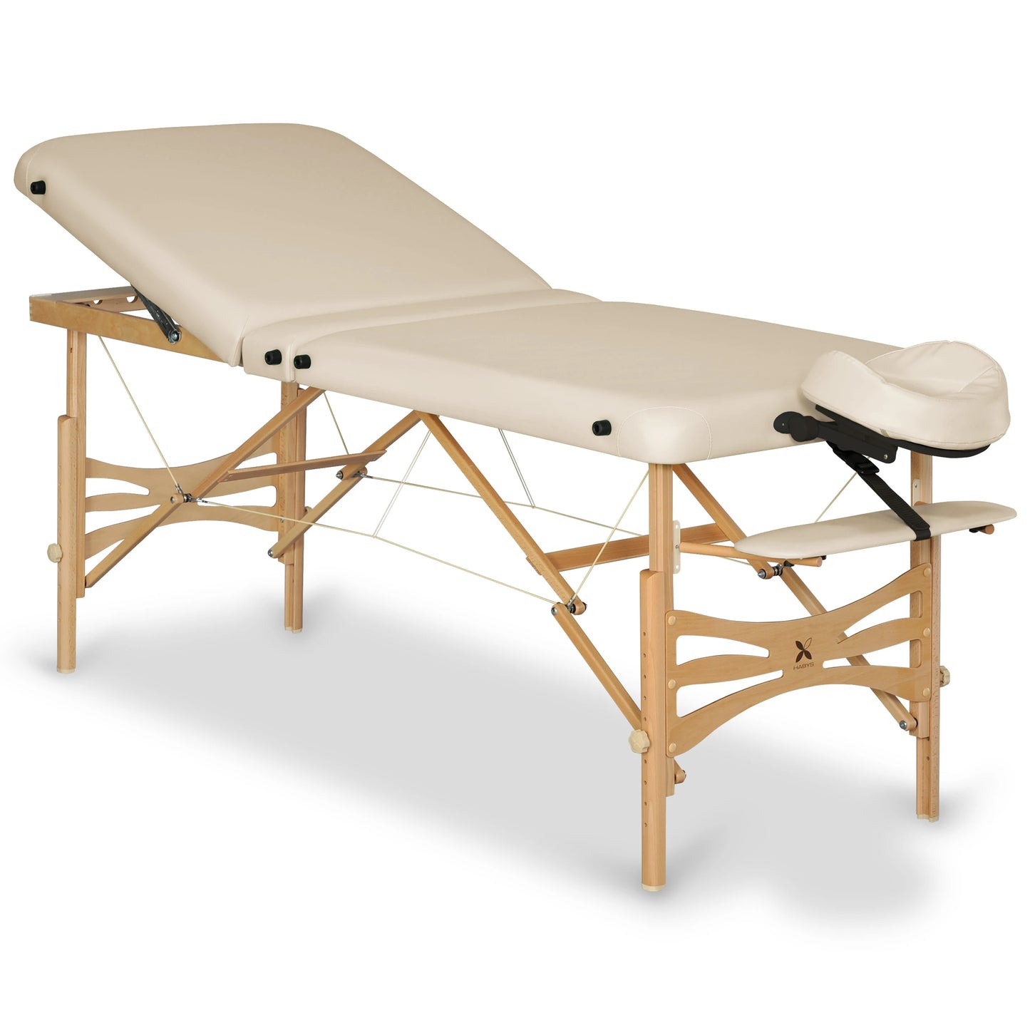 Massage Table Panda Plus Light Wood 70 Vinyl Flex K033 Beige