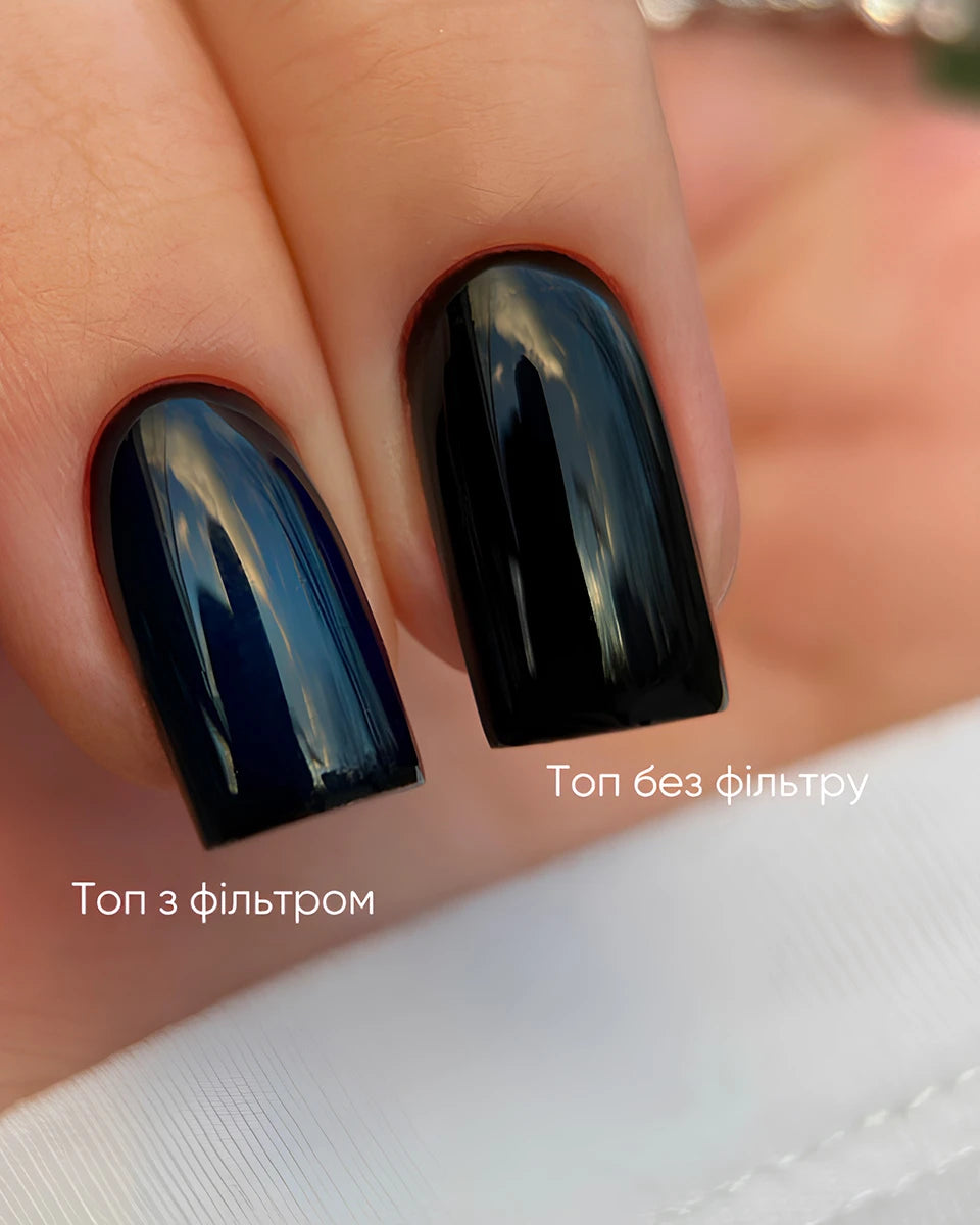 DARK by Rior Top No UV Filters, 6 ml, Gloss