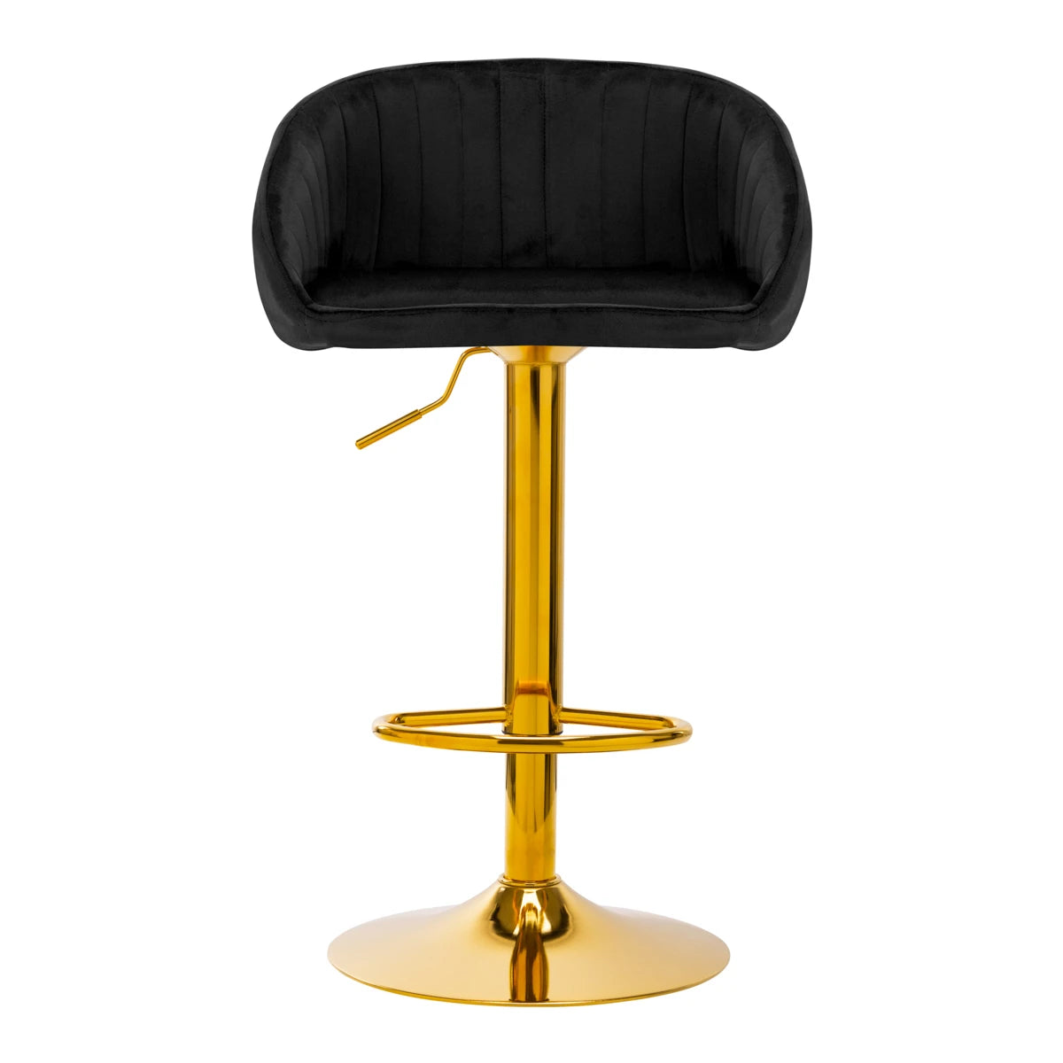 4RICO Barberarstol QS-B16G Velvet, Svart