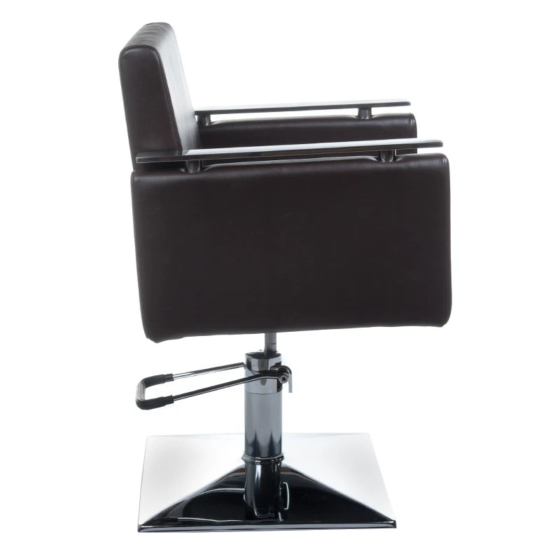 Frisörstol MILO BH-6333, brun