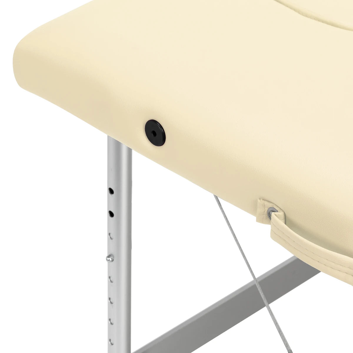 BALANCE aluminium folding massage table 2 segment cream