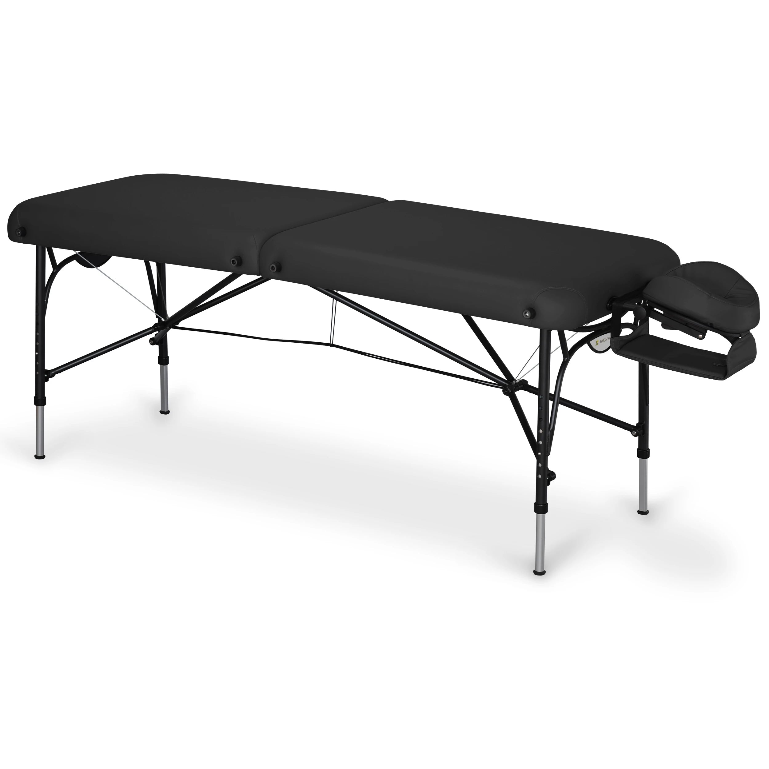 Bärbar massagebänk Smart Alu 70 Vinyl Flex K015 Svart