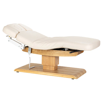 SILLON SPA lounger Relax, cream med ljusbrun bas