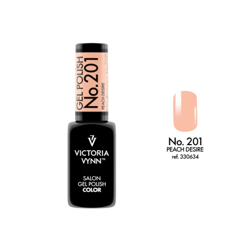 VICTORIA VYNN 201 Peach Desire GP Gellack, 8 ml, Coral
