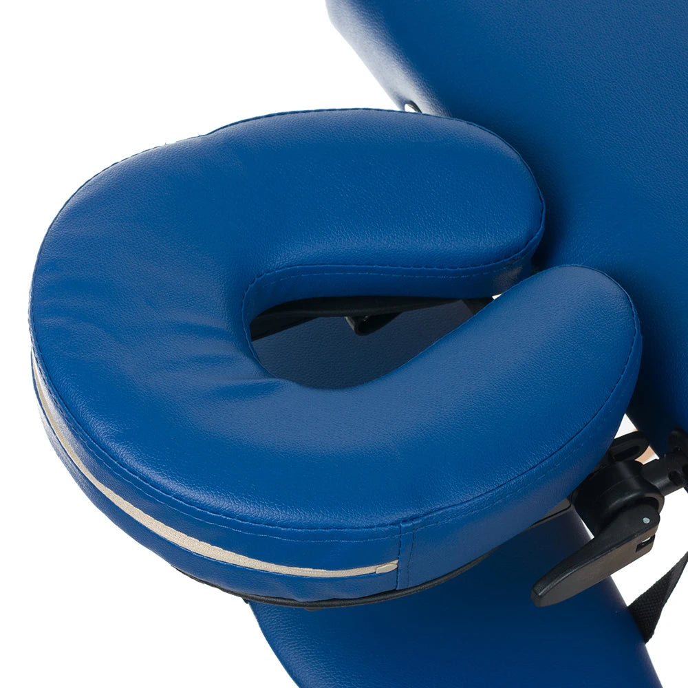 Hopfällbar massagebänk BeautySystem COMFORT 10, blå