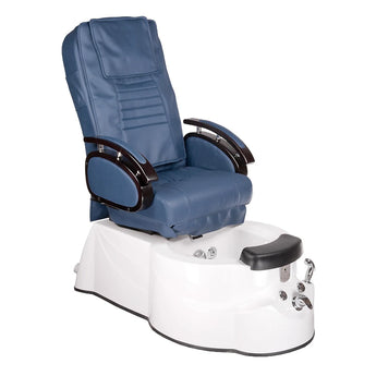 Fotvårdsstol med massage BR-3820D, blå