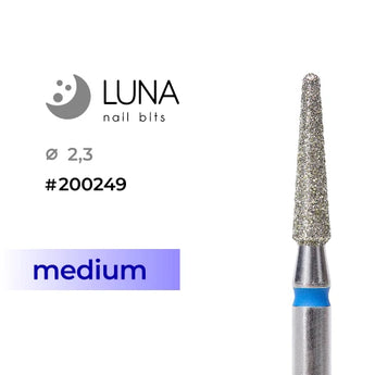 Luna Bits Diamantborr Kon 2,3-10 Blå Medium Grit