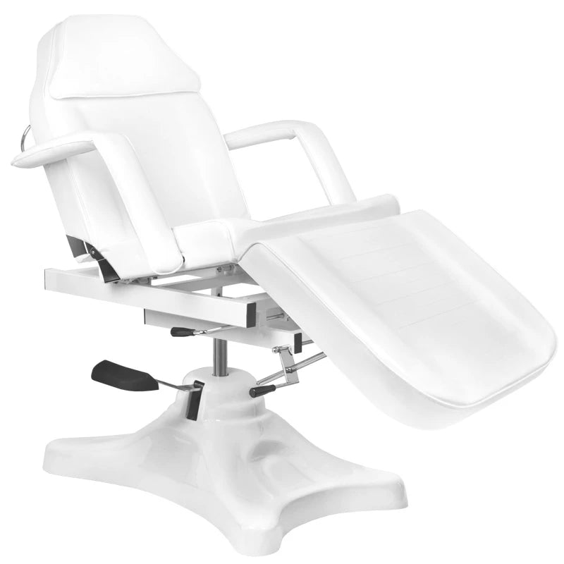 Hydraulic Beauty bed-couche A 234d with cradle, white