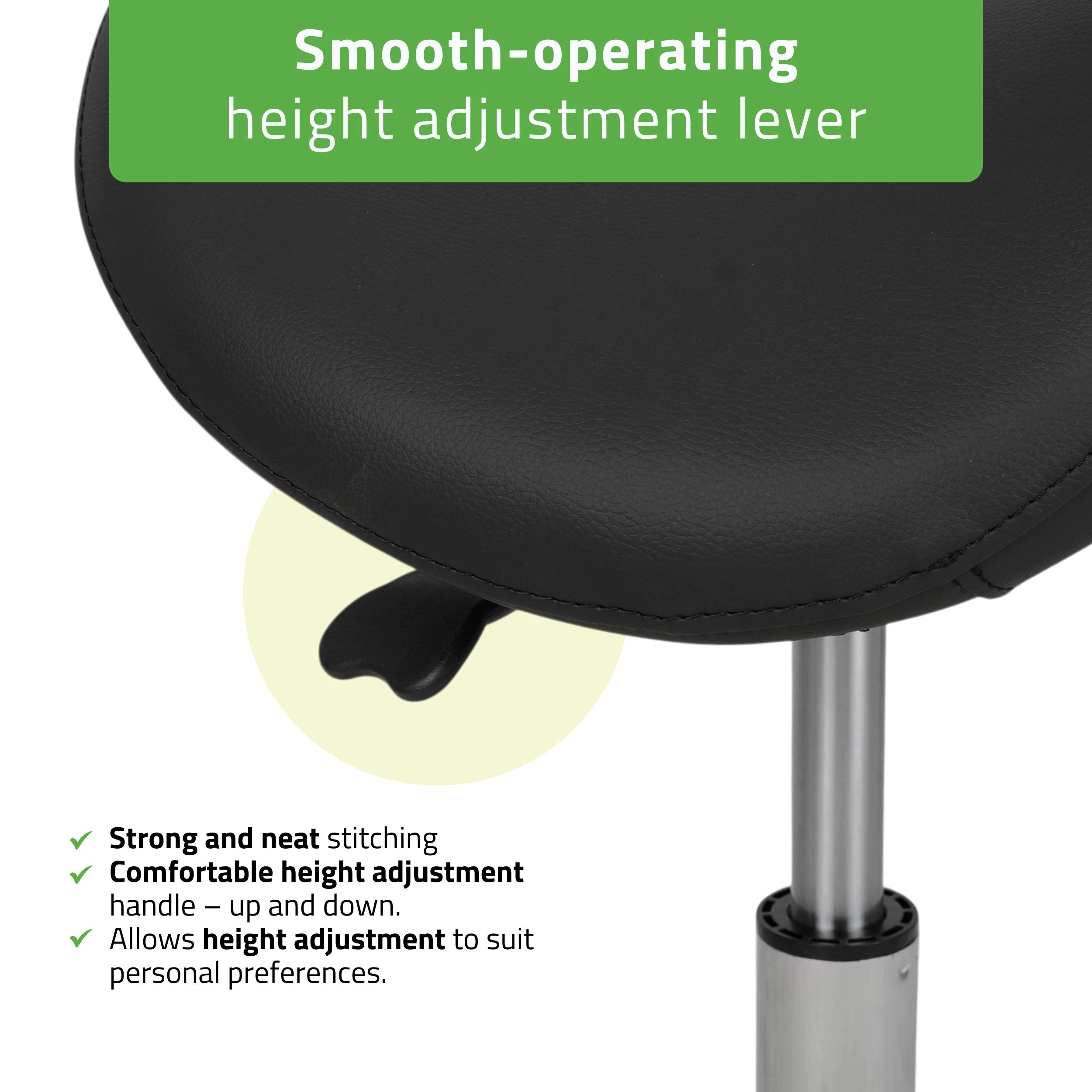 Stool Alma So Skin K515 Black