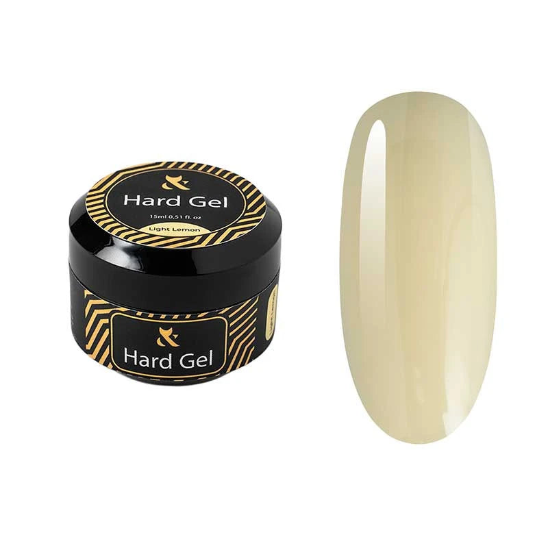 F.O.X Hard Gel Cover Light Lemon, 15 ml