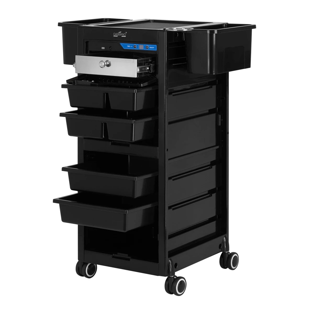 GABBIANO Frisörvagn med UV-sterilisator 68UV svart