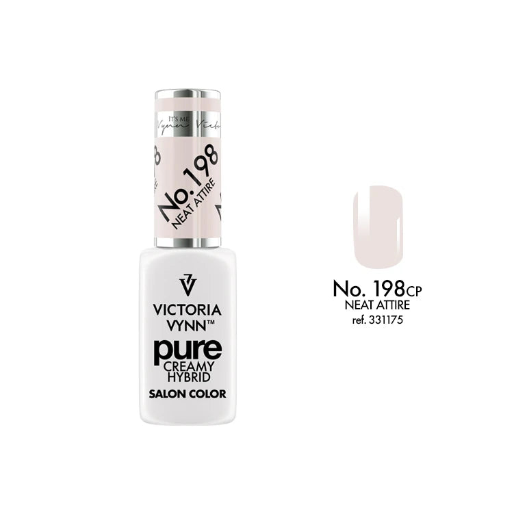 Gel polish 198  Neat Attire PURE 8ml