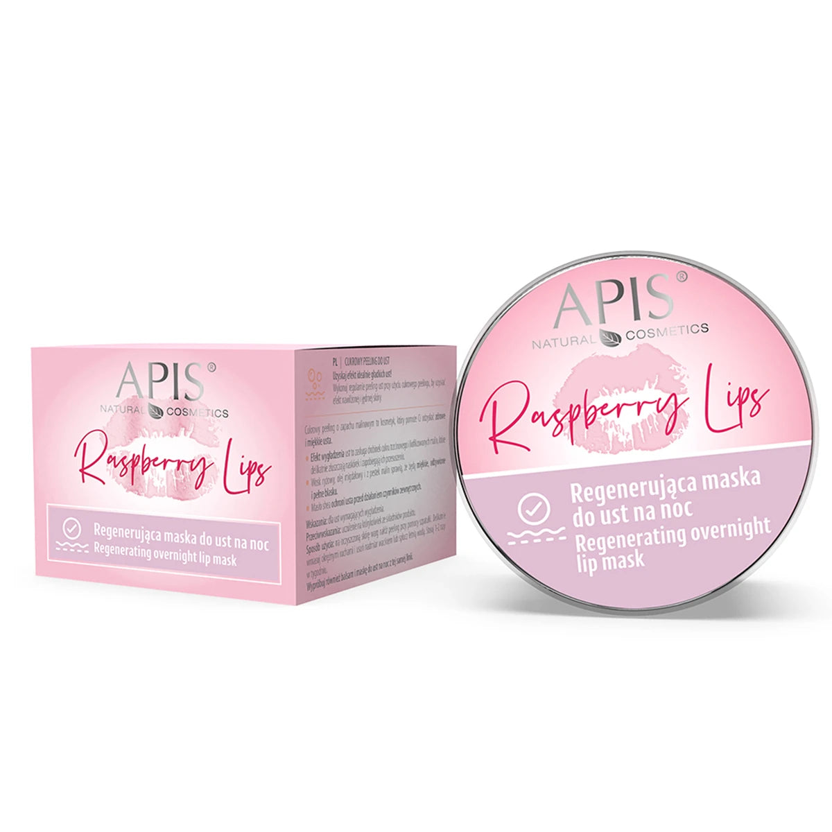 APIS Raspberry Lips regenererande nattmask för läppar 10 ml