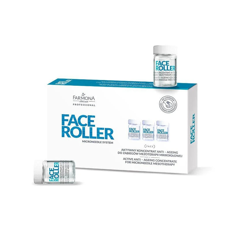 FARMONA ansiktsroller aktiv koncentrat anti-aging för microneedle mesotherapybehandlingar 5x5ml