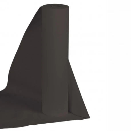 Engångs-lakan i rulle, nonwoven material, perforerad, 50 cm (70x150 m), svart