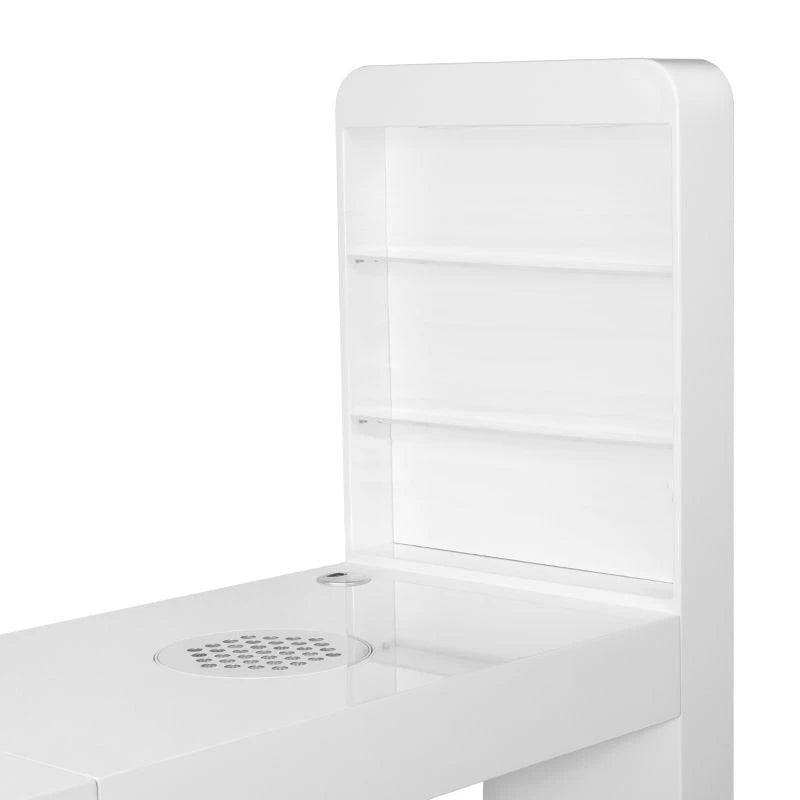Behandlingsbord 310 vit vänster