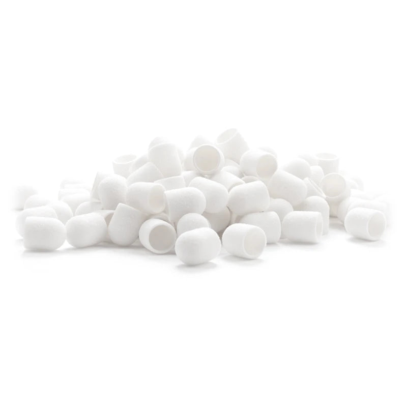 10pcs. disposable caps pedicure 13mm, hard (60 grit)